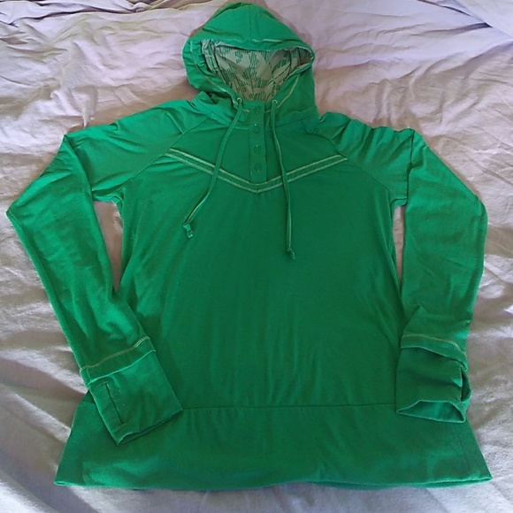 The North Face Tops - North Face Green Hoodie